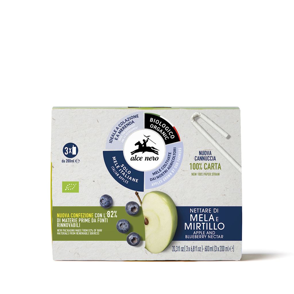 Lëng me mollë dhe boronica BIO 200 ml