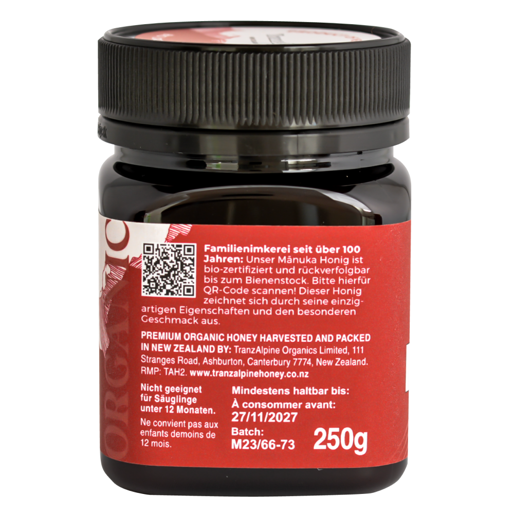 Mjaltë Manuka MGO™ 400+ BIO 250 g