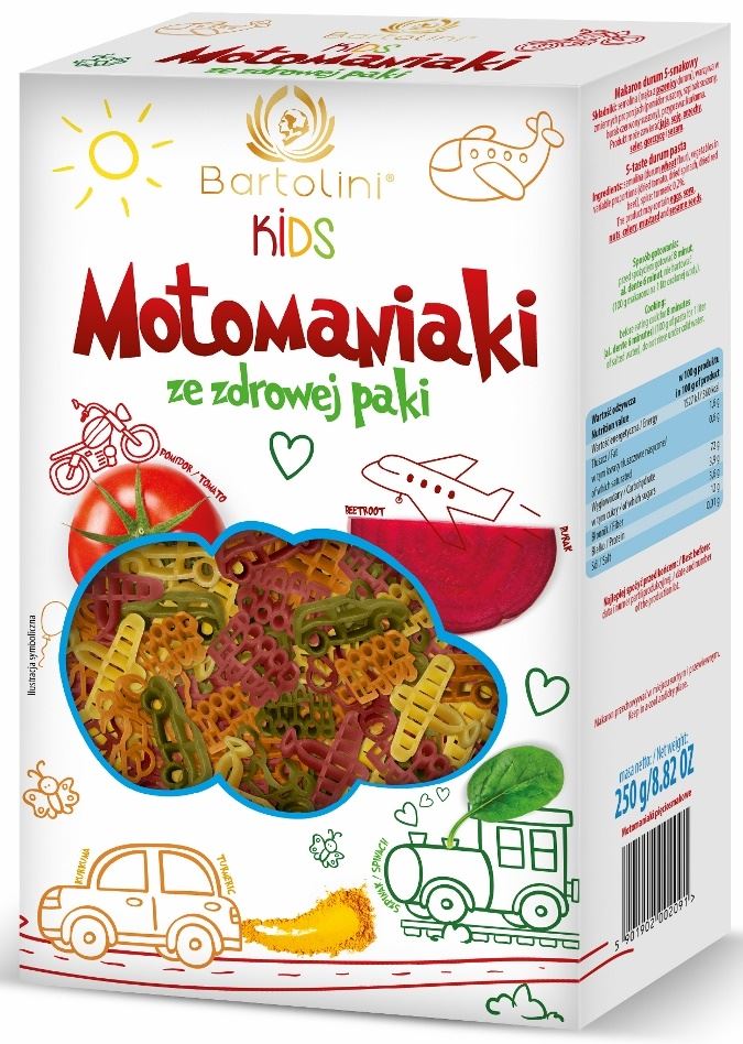 Pasta (bullgur me perime të thata) për fëmijë BIO 250 g