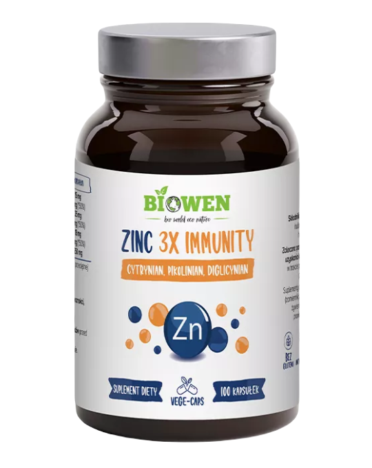 Zink 3x Imunitet pa gluten 100 cps