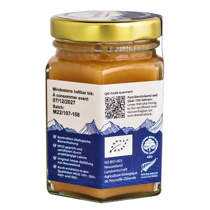 Mjaltë Manuka MGO™ 300+ BIO