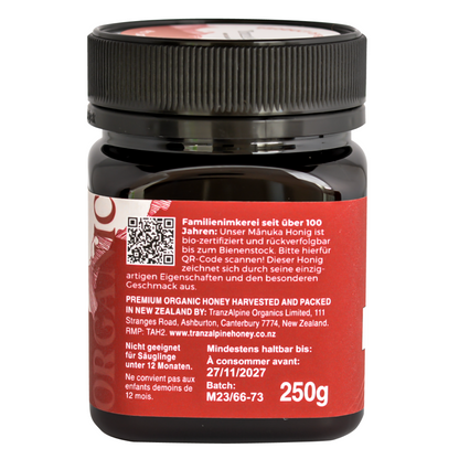 Mjaltë Manuka MGO™ 400+ BIO 250 g