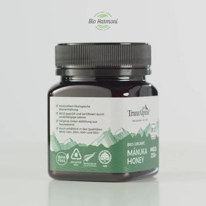 Mjaltë Manuka MGO™ 250+ BIO