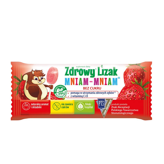 Gjelbakë me shije Luleshtrydhe me Vit. D dhe C pa Gluten 6 g